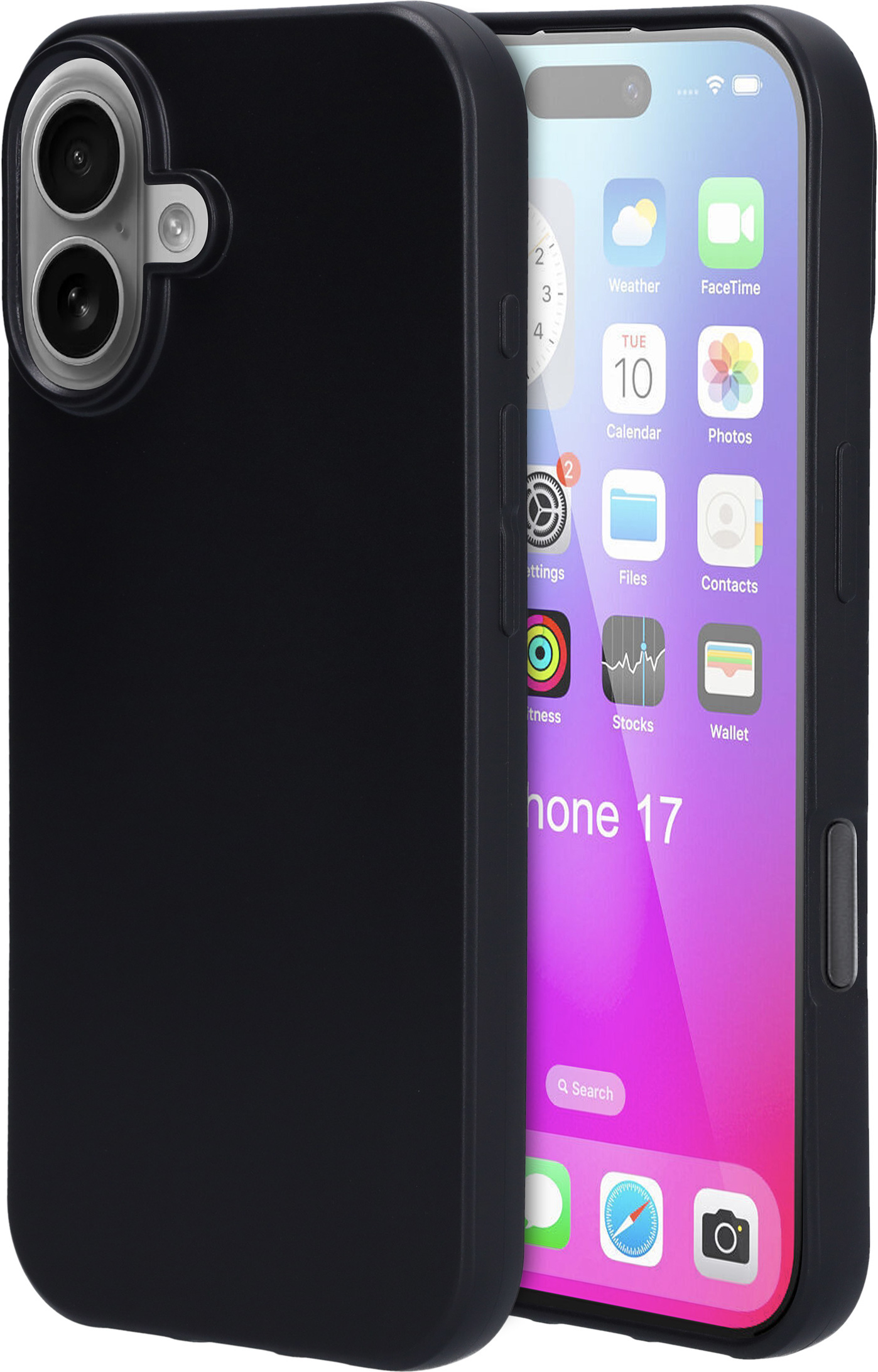 Mobiparts Classic TPU Case Apple iPhone 17 Matt Black