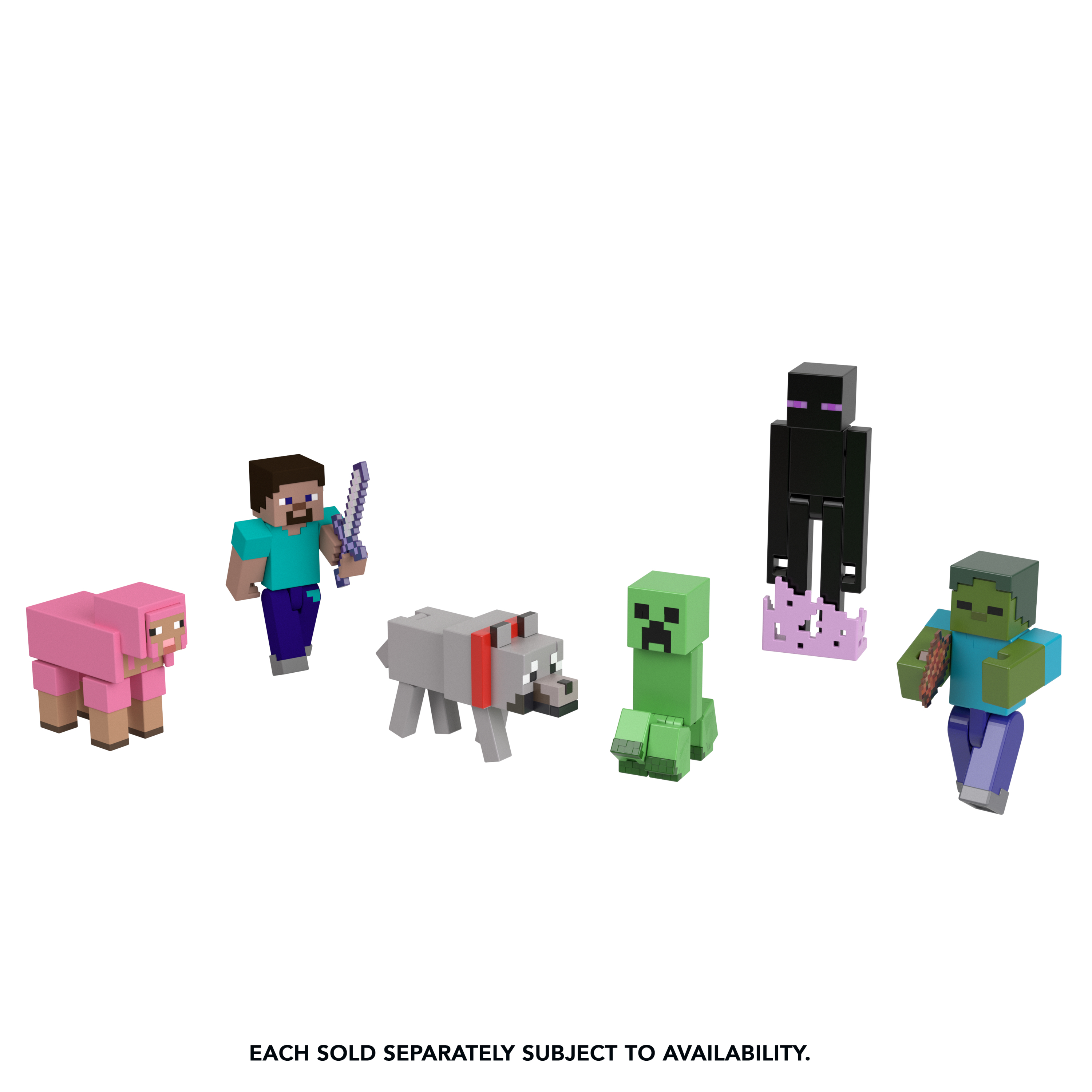 Minecraft Craft-A-Block Figuren