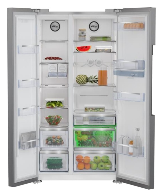 Beko GN163241DXBN side-by-side refrigerator Freestanding – image 2