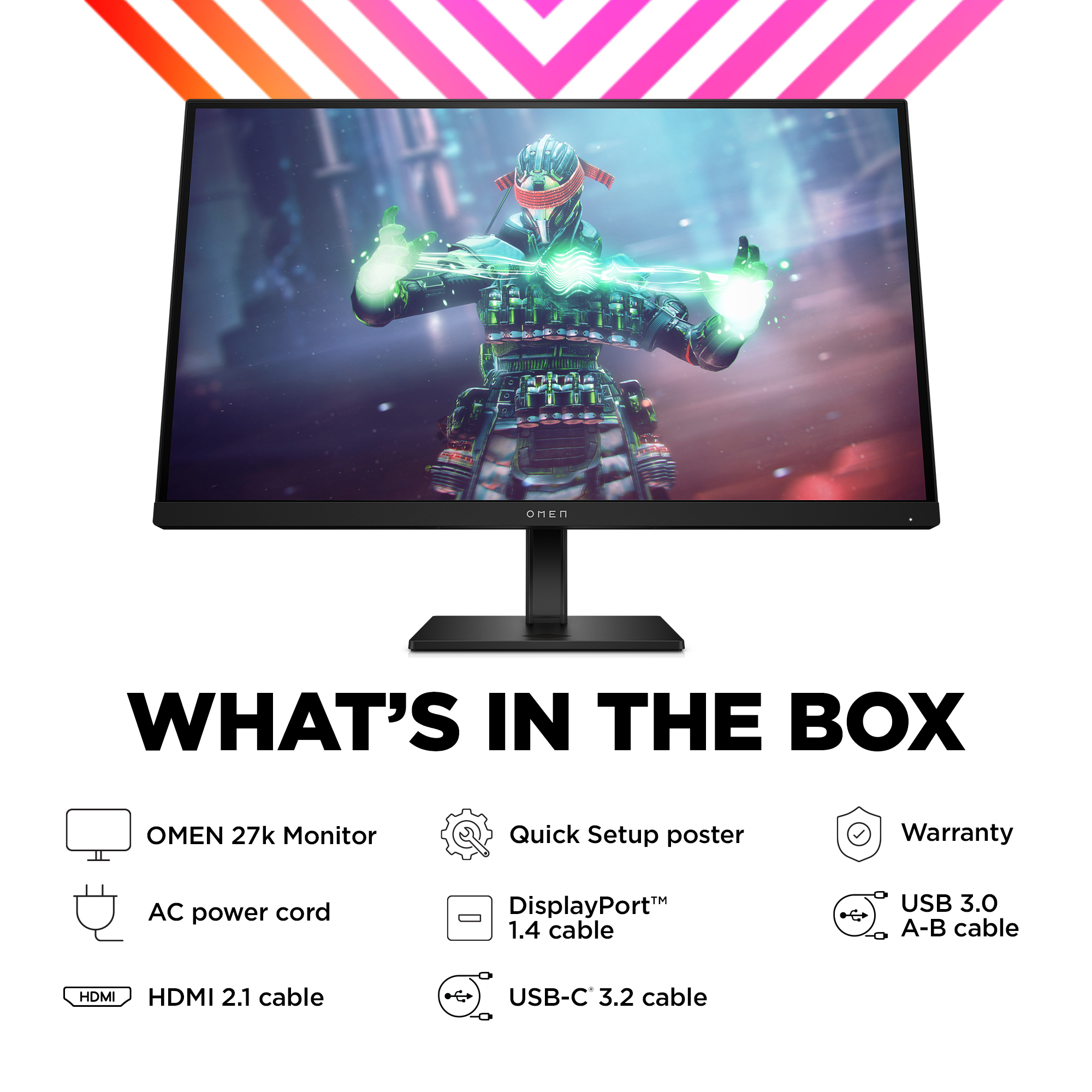 OMEN by HP 27 inch UHD 144Hz Gaming Monitor – OMEN 27k image 14