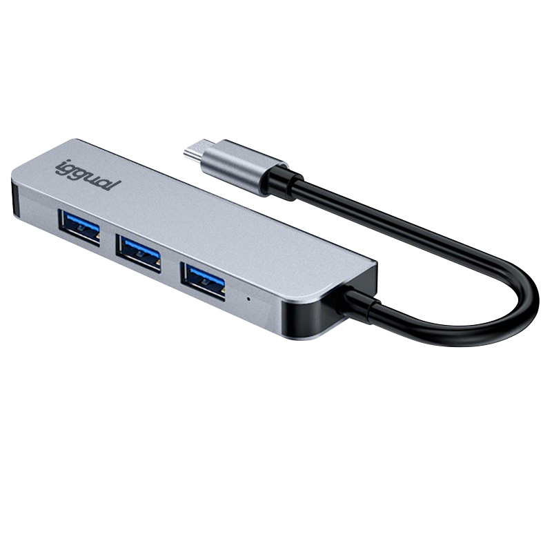 iggual IGG319239 interface hub USB 3.2 Gen 1 (3.1 Gen 1) Type-C 5000 Mbit/s Silver – image 7