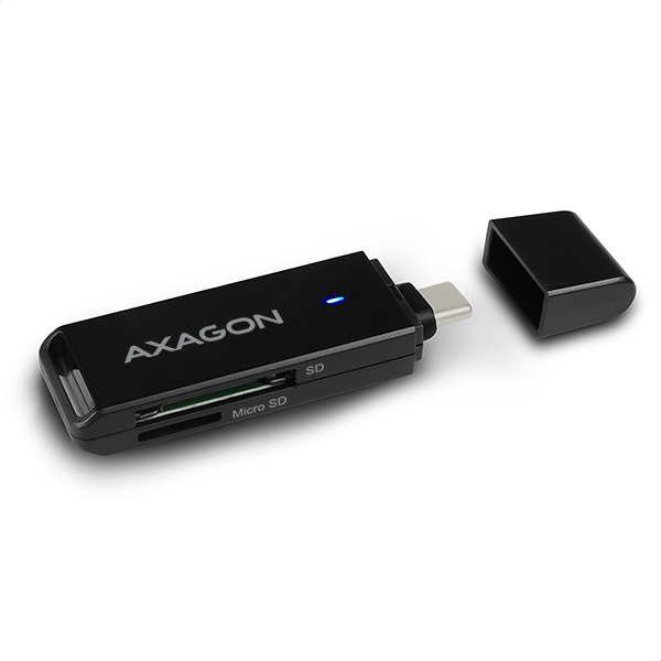 Axagon CRE-S2C card reader USB 3.2 Gen 1 (3.1 Gen 1) Type-C Black – image 2