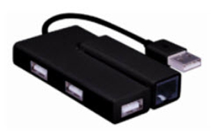 Microconnect USB2.0 to Ethernet + 3hub