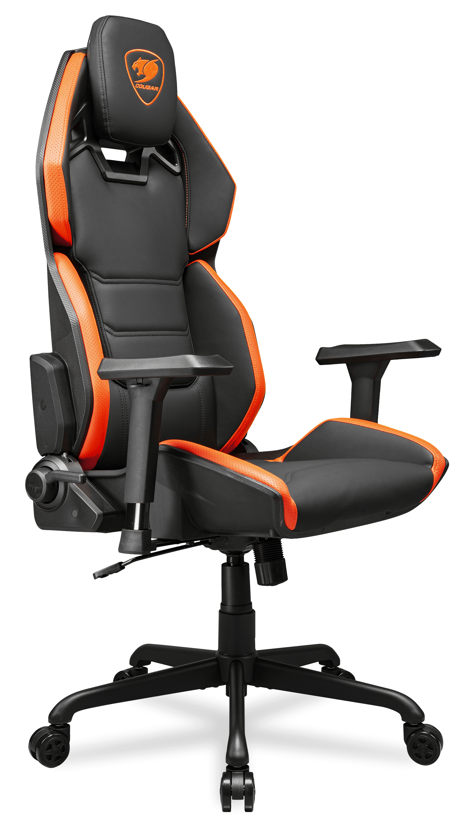 Silla Gamer COUGAR Hotrod - Soporta 136 kg - Negro con Naranja - 3MARXORB.0001 Silla Gamer COUGAR Hotrod - Soporta 136 kg - Negro con Naranja - 3MARXORB.0001