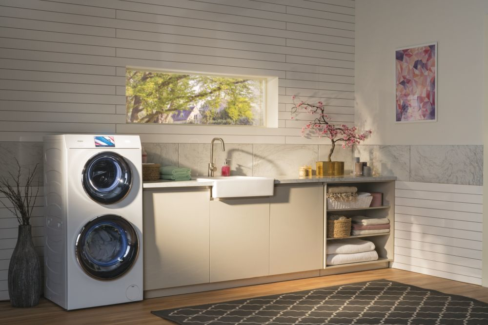 Haier Duo Dry HWD120-B1558U washer dryer Freestanding Front-load White – image 9