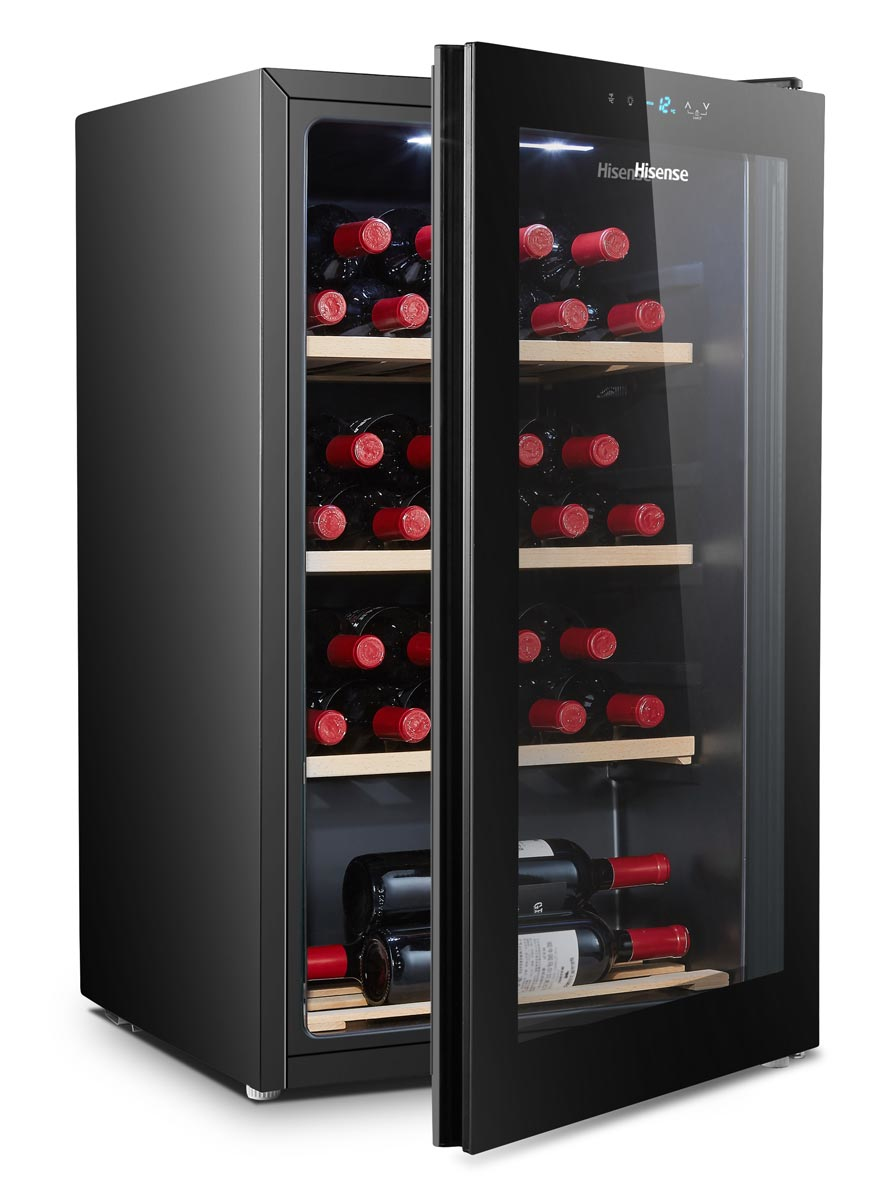 Hisense RW30D4AJ0 wine cooler Compressor wine cooler Freestanding Black 30 bottle(s) – image 2