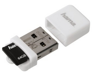 Hama 00090796 card reader USB 2.0 White – image 2