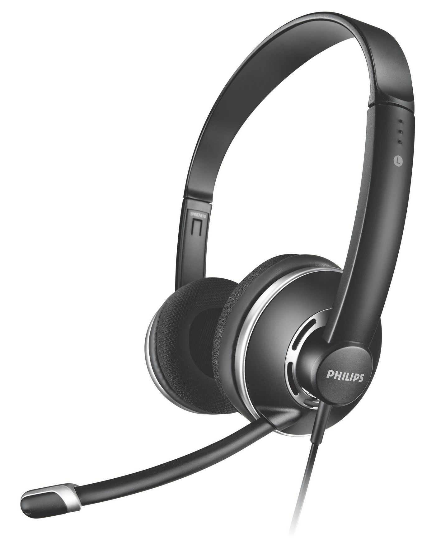 Philips SHM7410/00 headphones/headset Wired Black