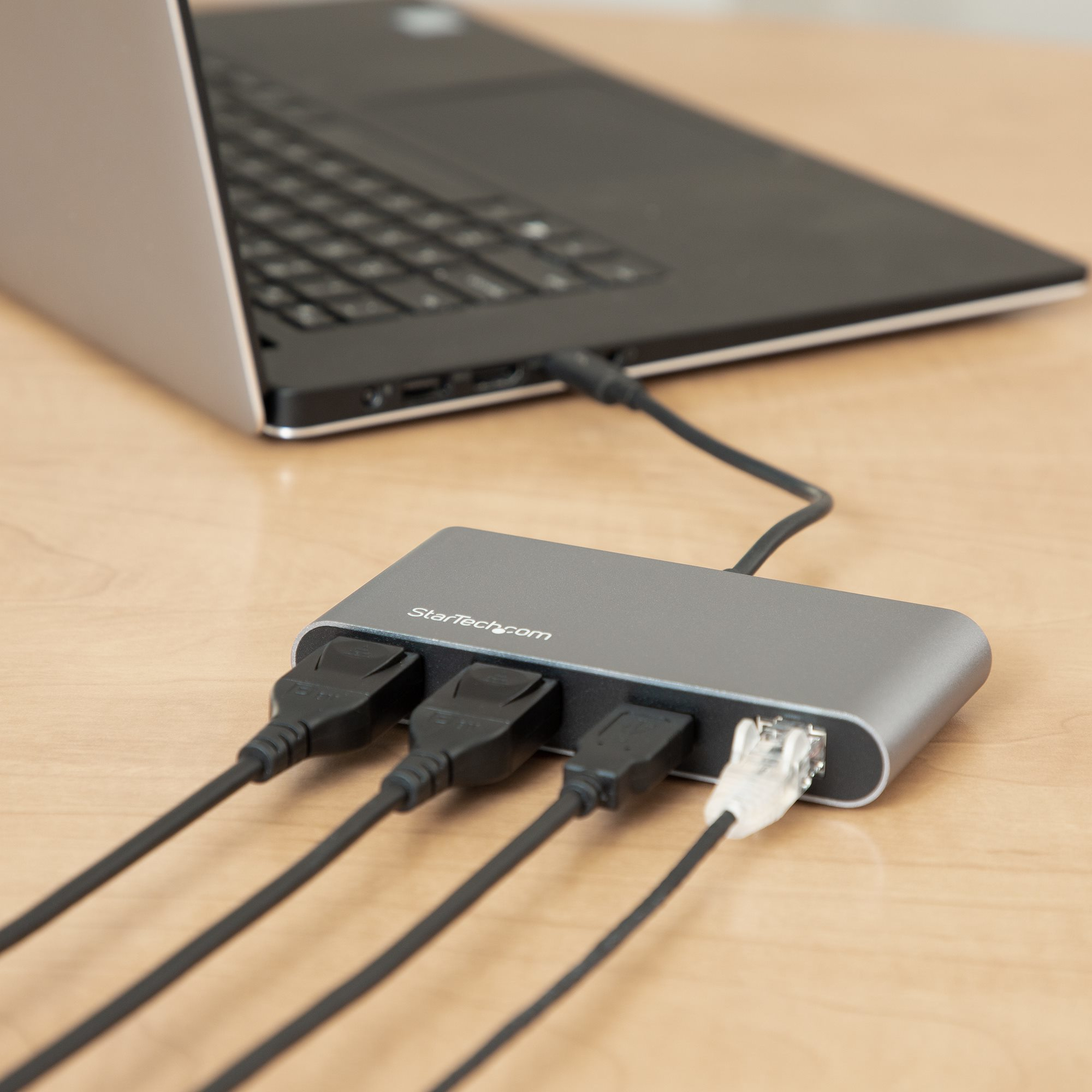 StarTech.com Dual 4K Monitor Mini Thunderbolt 3 Dock with DisplayPort - Mac & Windows Docking Station - Discontinued, Limited Stock, & Replaced by TB3DKM2DPL (T – image 5