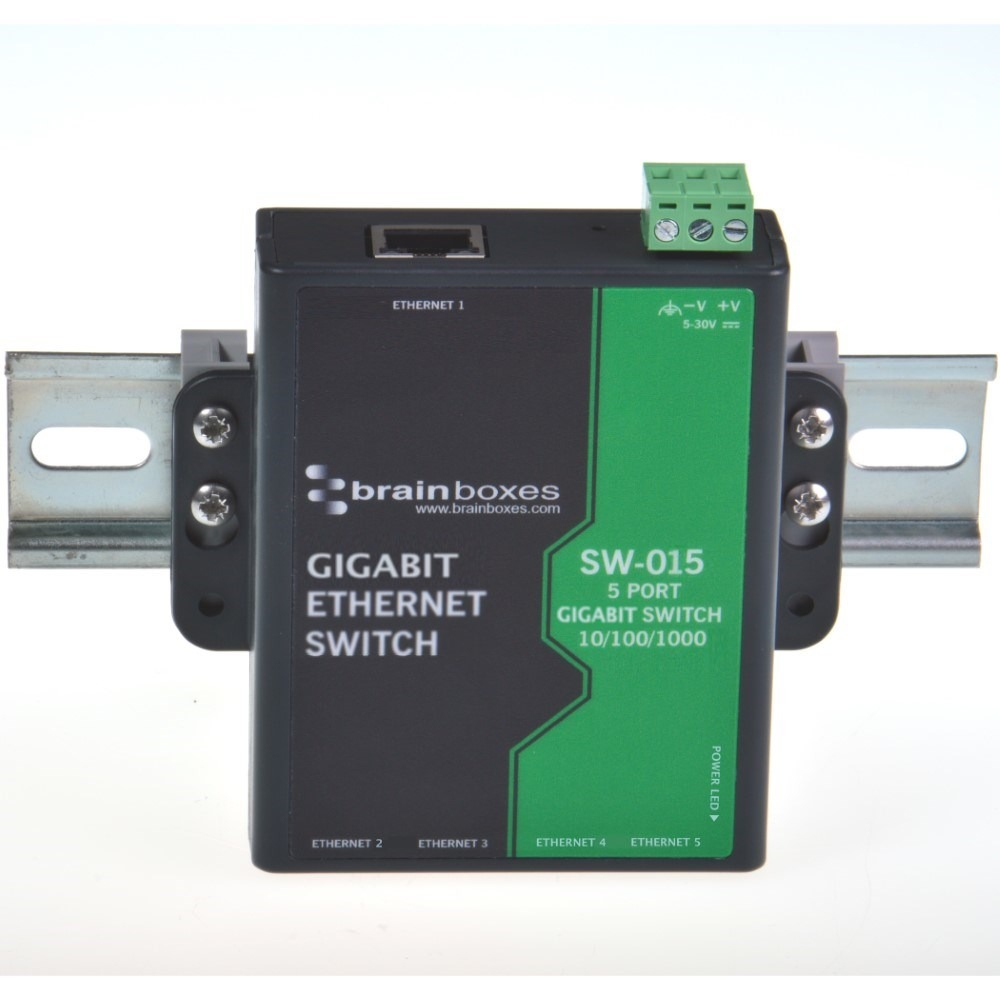 Brainboxes Light Industrial 5 Port Gigabit Ethernet Switch – image 6