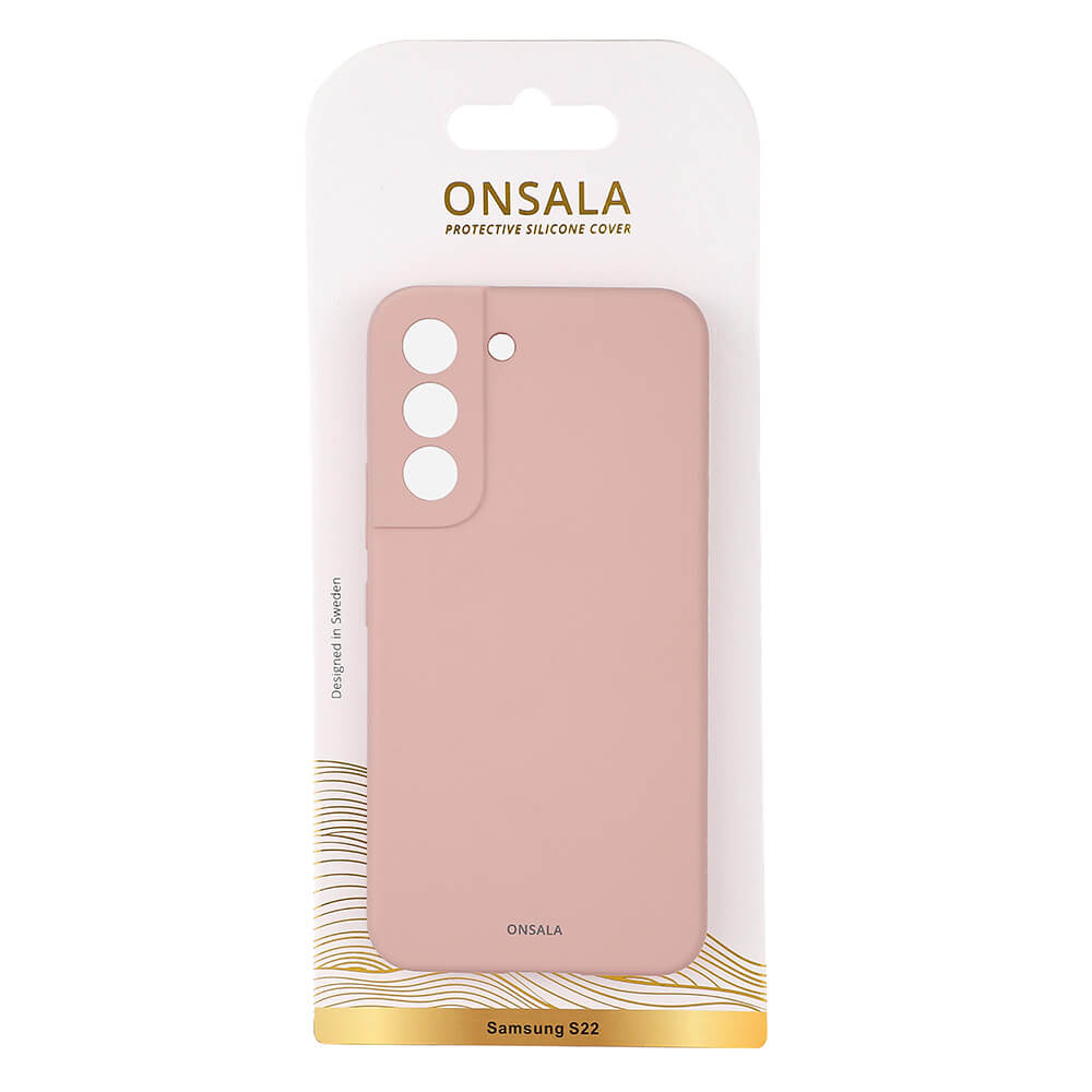 Onsala Phone Case Silicone Sand Pink - Samsung S22 – image 2