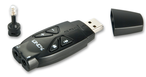 Lindy 42775 audio card 7.1 channels USB