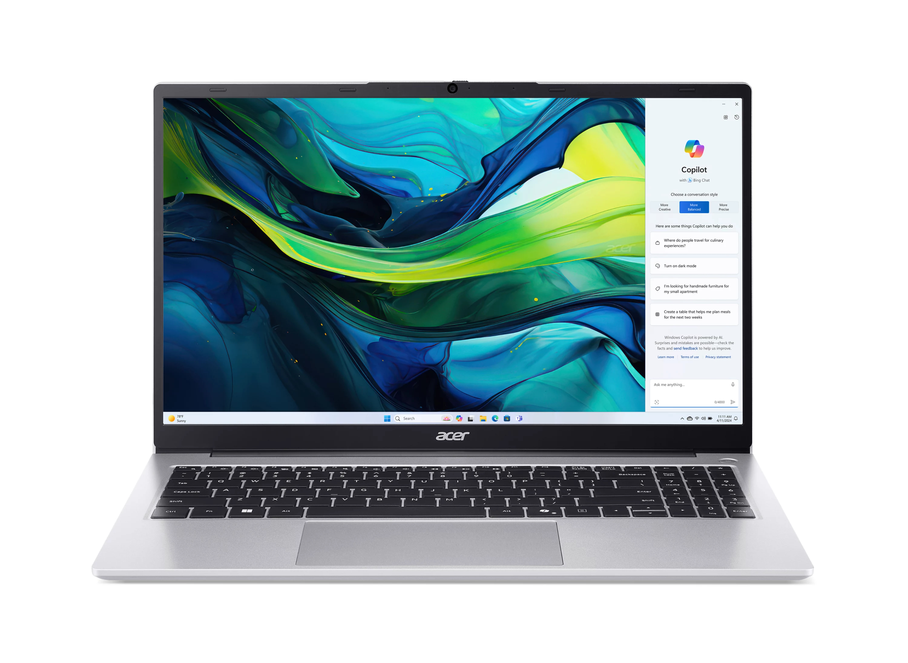 Acer Aspire Lite AL15-41P-R86R 15" bærbar pc