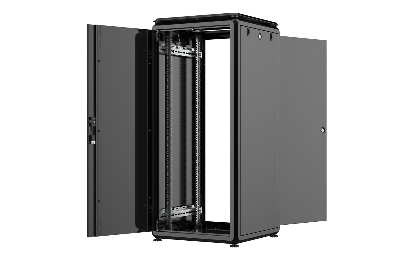Lanview RDL26U66BL rack cabinet 26U Freestanding rack Black – image 2