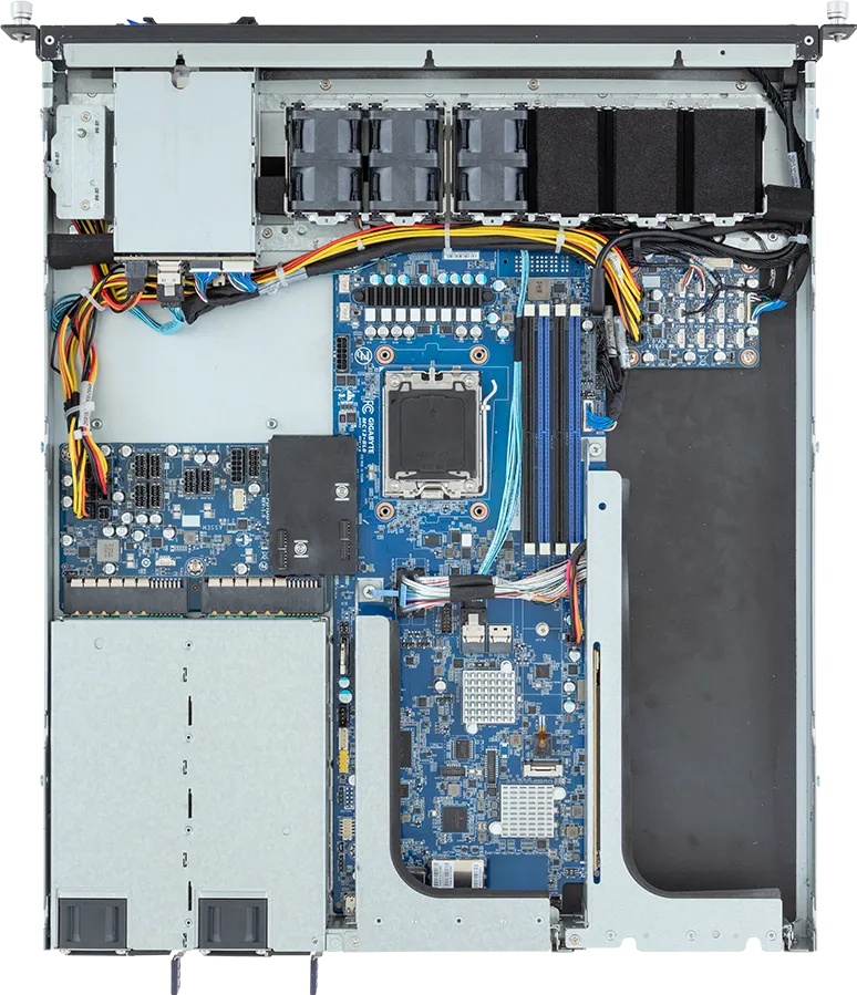 GIGABYTE E133-C10-AAA1 AMD B650E Socket AM5 Rack (1U) Black, Steel – image 4