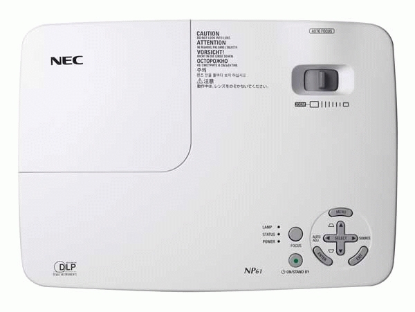 NEC NP61, DLP, XGA, 3000ALu, 1.6kg – image 4