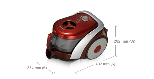 Samsung SC6750 2 L Cylinder vacuum Dry 1800 W Bagless – image 2
