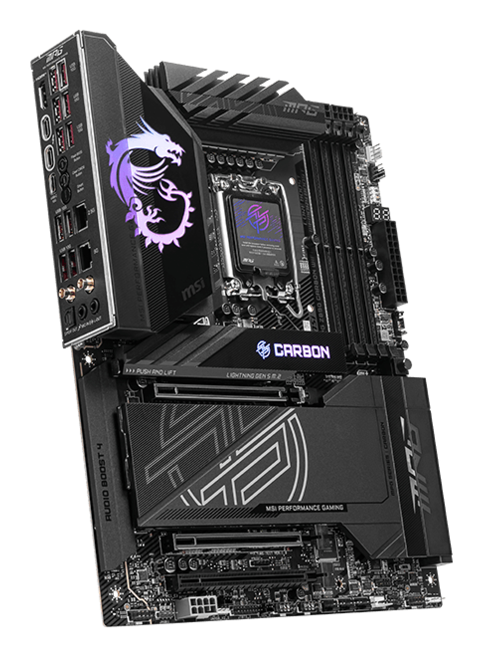 Tarjeta Madre MSI MPG Z890 CARBON WIFI - Socket LGA 1851 - 4x DDR5 - HDMI - ATX - MPG Z890 CARBON WIFI