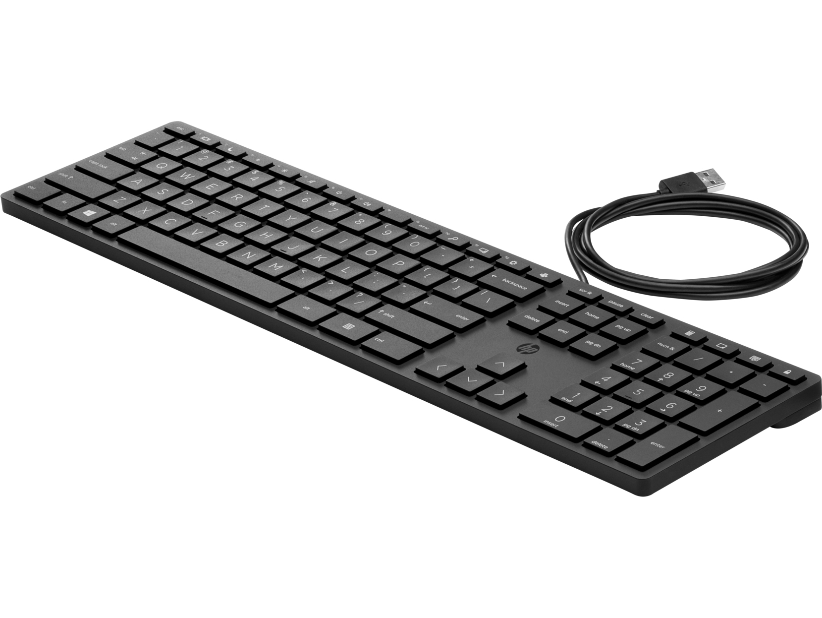 HP L95712-111 keyboard Office USB QWERTZ Swiss Black – image 2