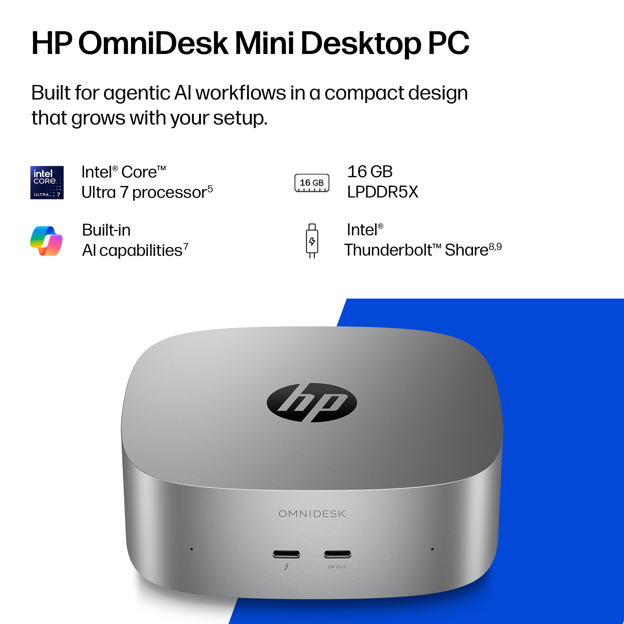 HP E6TV7EA PC/workstation Copilot+ PC 325 – image 2