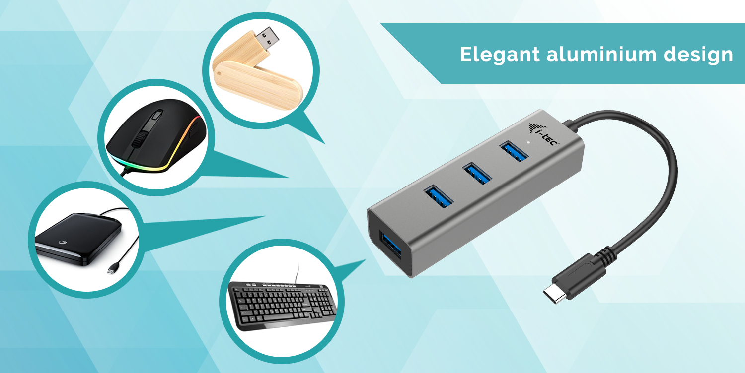i-tec Metal USB-C HUB 4 Port – image 6