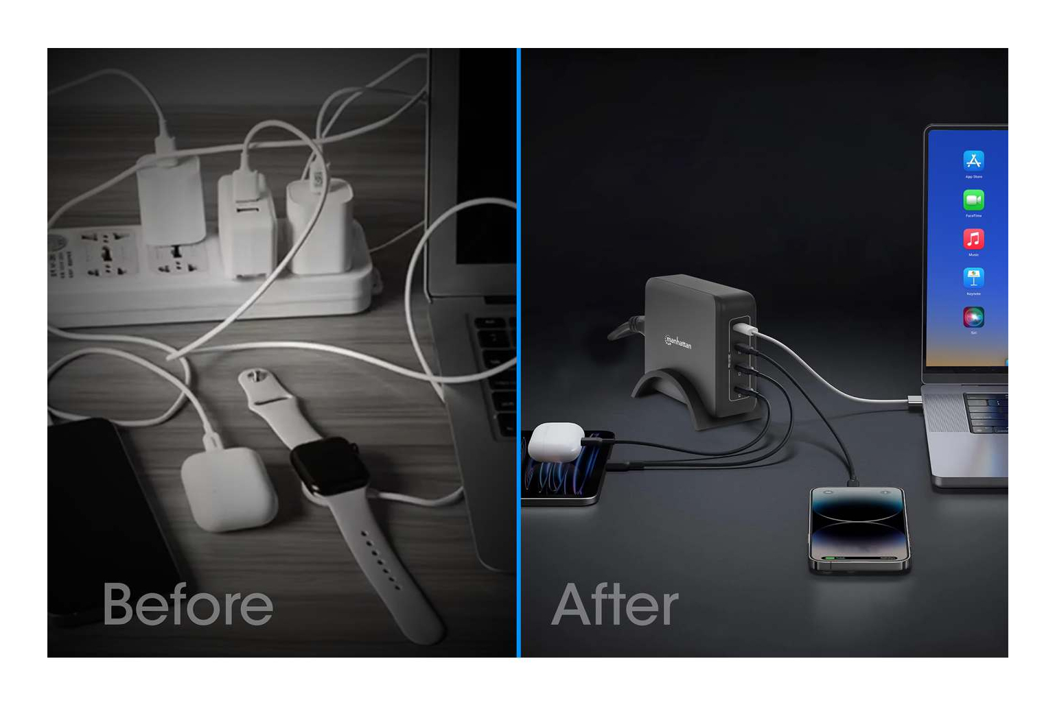 Manhattan 4-Port GaN USB Power Delivery Charging Station – image 8