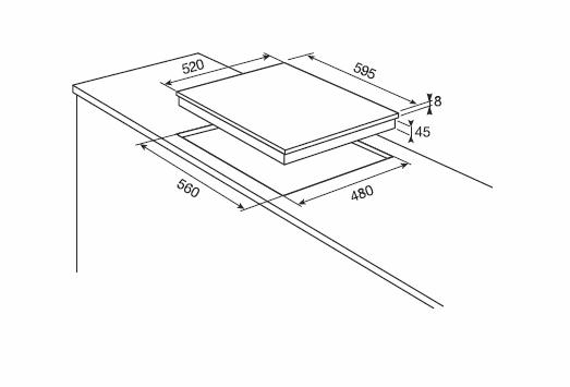 Electrolux PVB645UOV hob White Built-in Gas 4 zone(s) – image 2