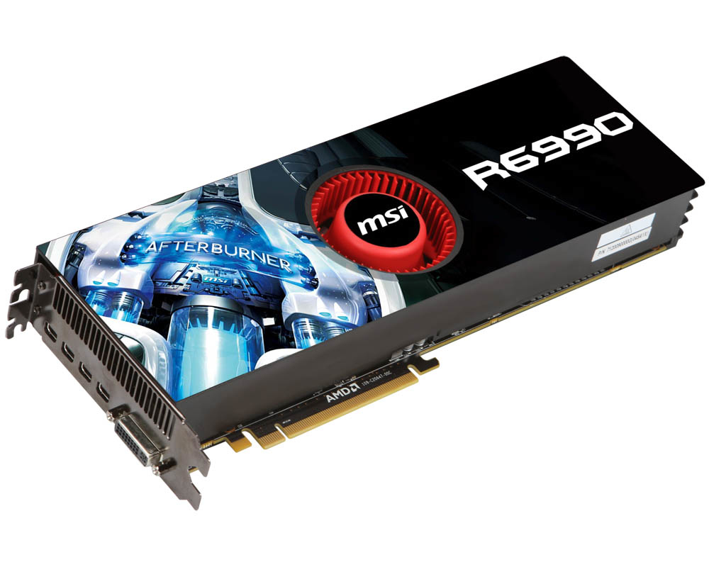 MSI R6990-4PD4GD5 graphics card AMD Radeon HD6990 – image 2