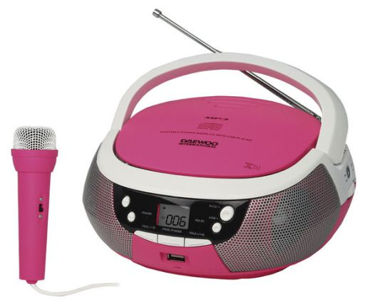 Daewoo DBU-59PK portable stereo system Analog
