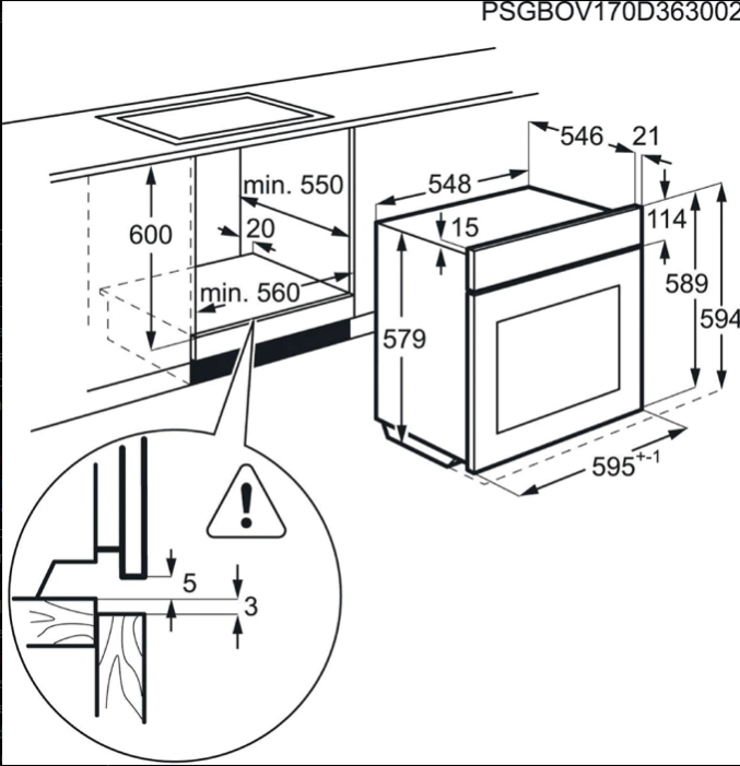 AEG BSE782320M 73 L 3500 W Stainless steel – image 5