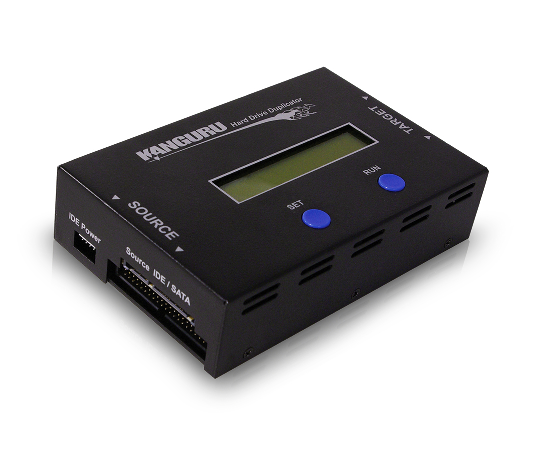 iStorage Kanguru Mobile Clone HD 1-to-1 Hard Drive Duplicator|Native SATA and 3.5″ PATA interface| Multiple Copy modes: Full, Brief and Resize| Fast transfer ra