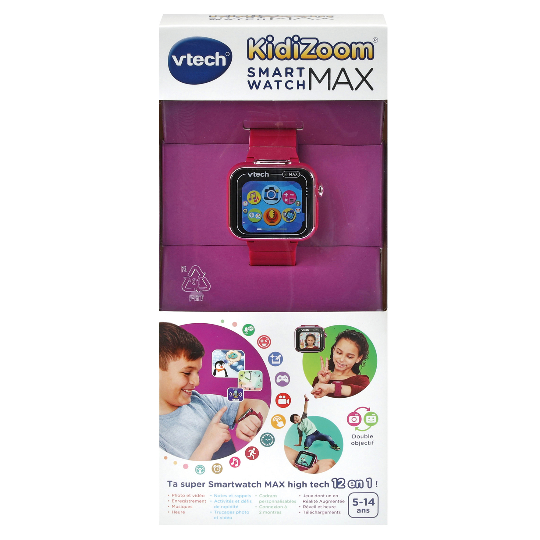 VTech KIDIZOOM SMARTWATCH MAX FRAMBOISE – image 8