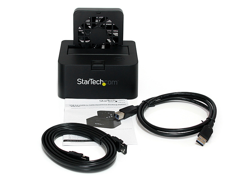 StarTech.com SATDOCKU3FGB laptop dock/port replicator Black – image 3