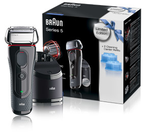 Braun 118183 men's shaver Foil shaver Black, Red – image 1