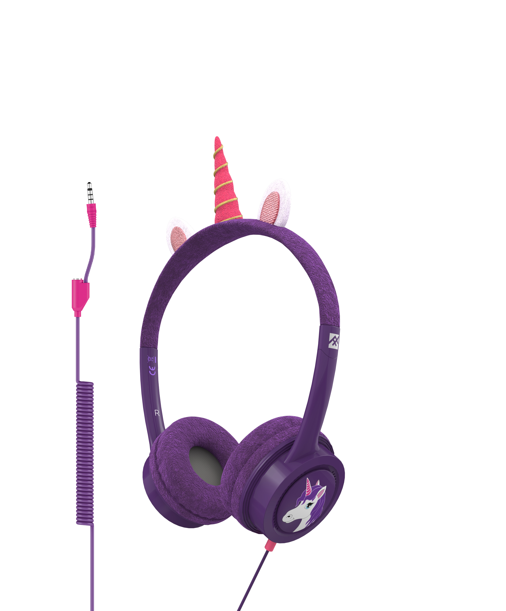 IFROGZ Headphone-Little Rockerz Costume-With Buddy Jack and Coiled Cable-FG-Unicorn – image 7
