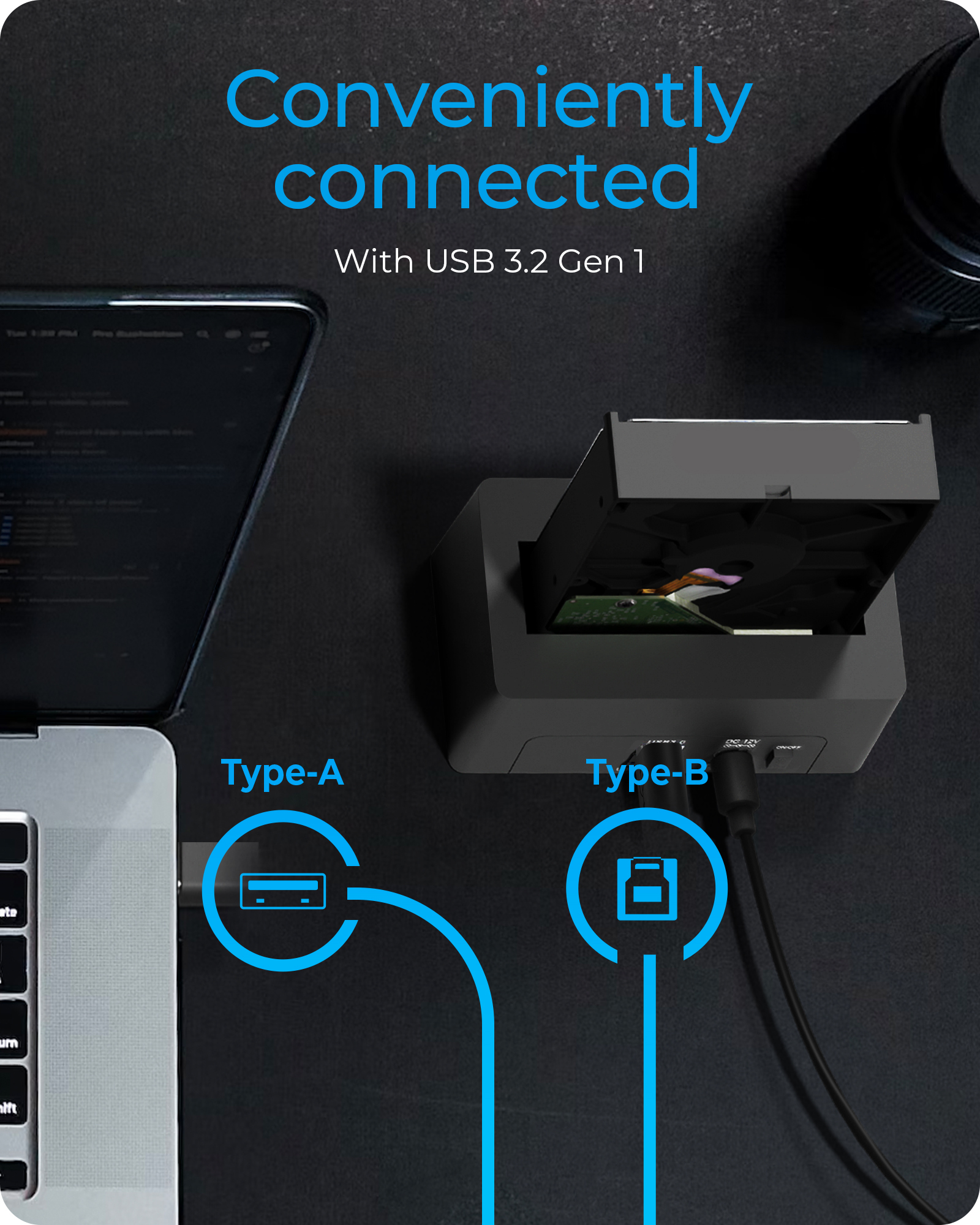 ICY BOX IB-1121-U3 USB 3.2 Gen 1 (3.1 Gen 1) Type-A Black – image 7