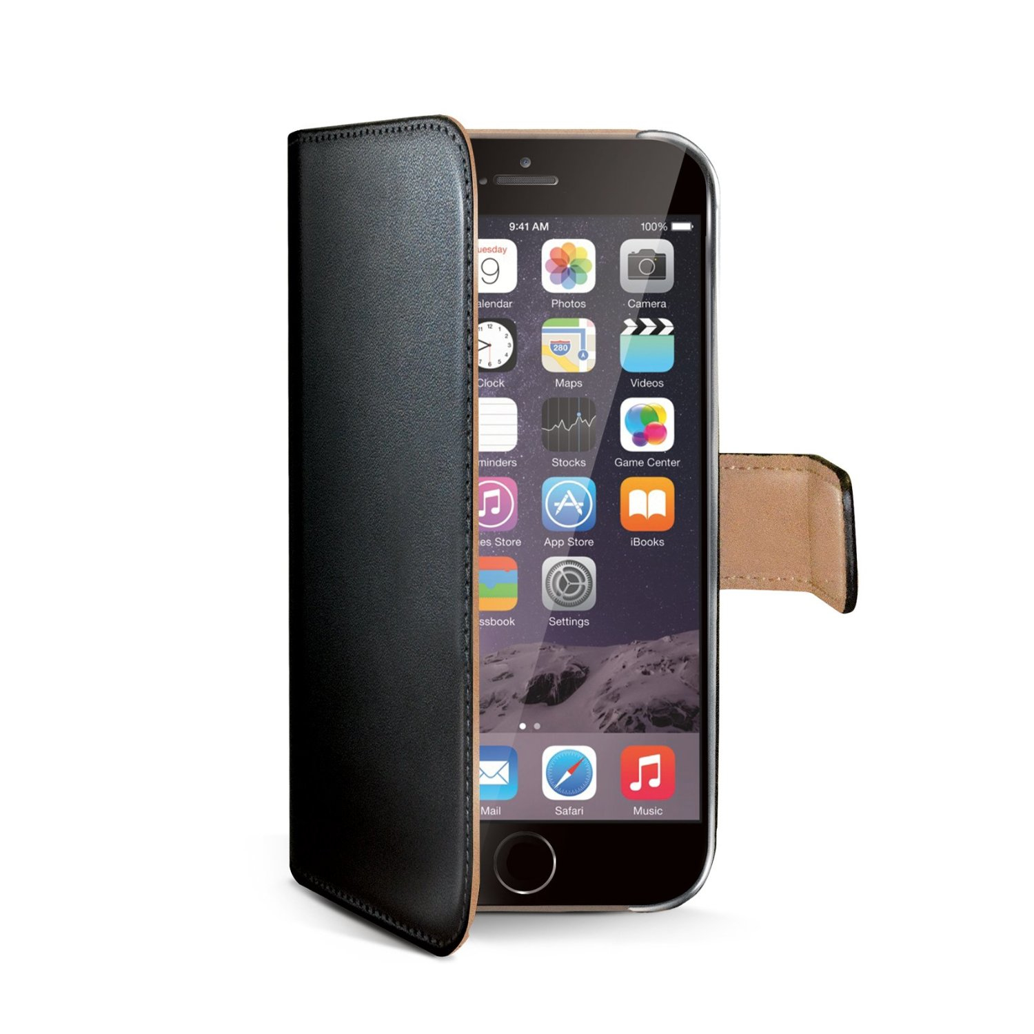 Celly 97854 mobile phone case Folio Black