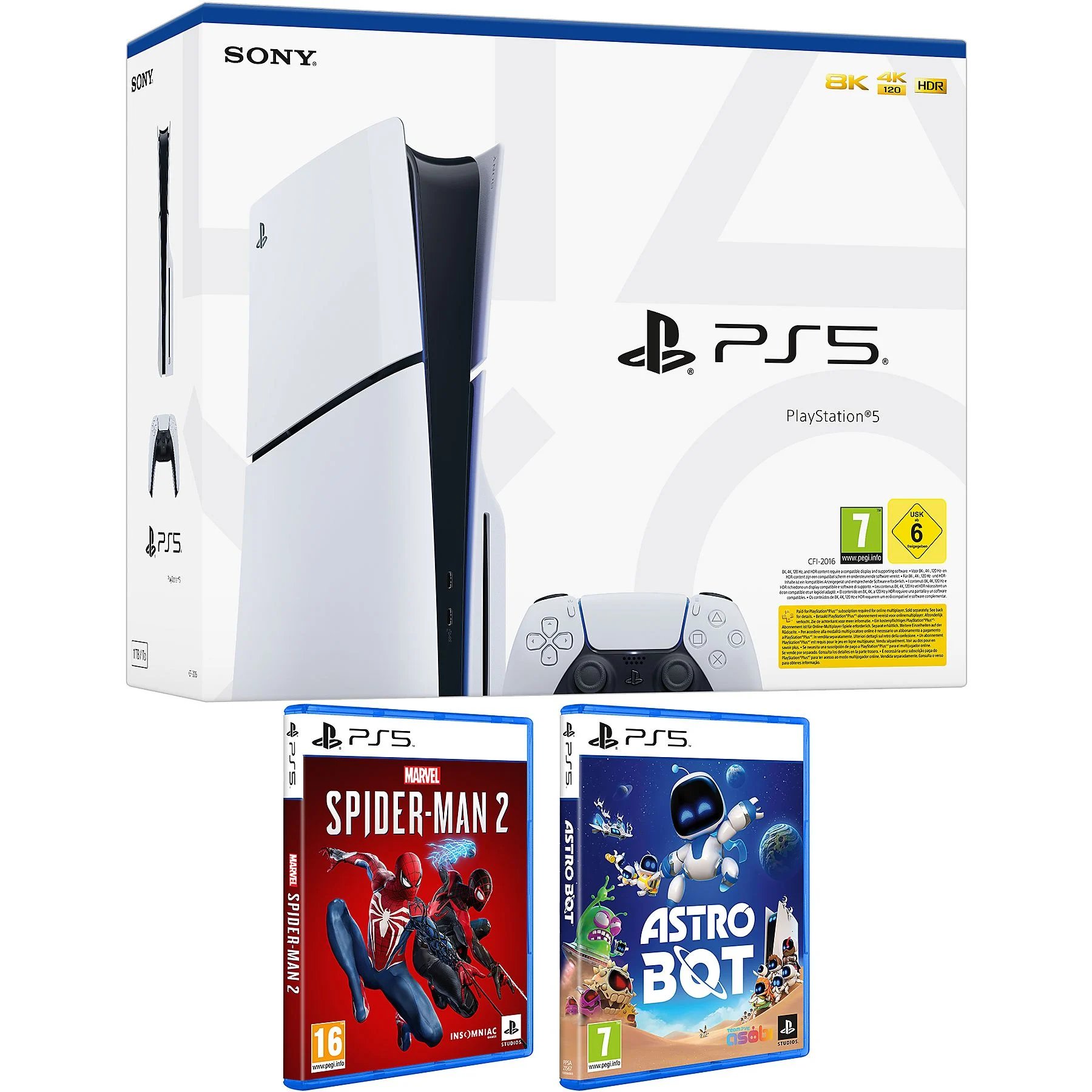 Sony Interactive Entertainment PlayStation 5 Slim + Spiderman 2 + Astrobot – image 3