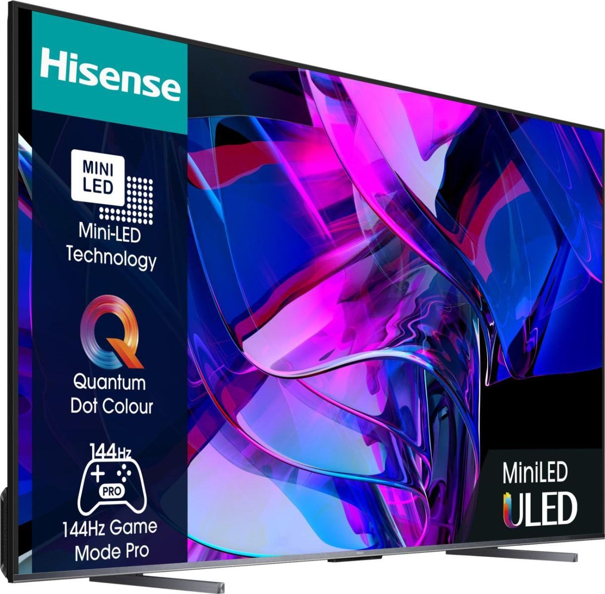 TV QLED Hisense 100U7KQ 254 cm 4K Noir — photo 2