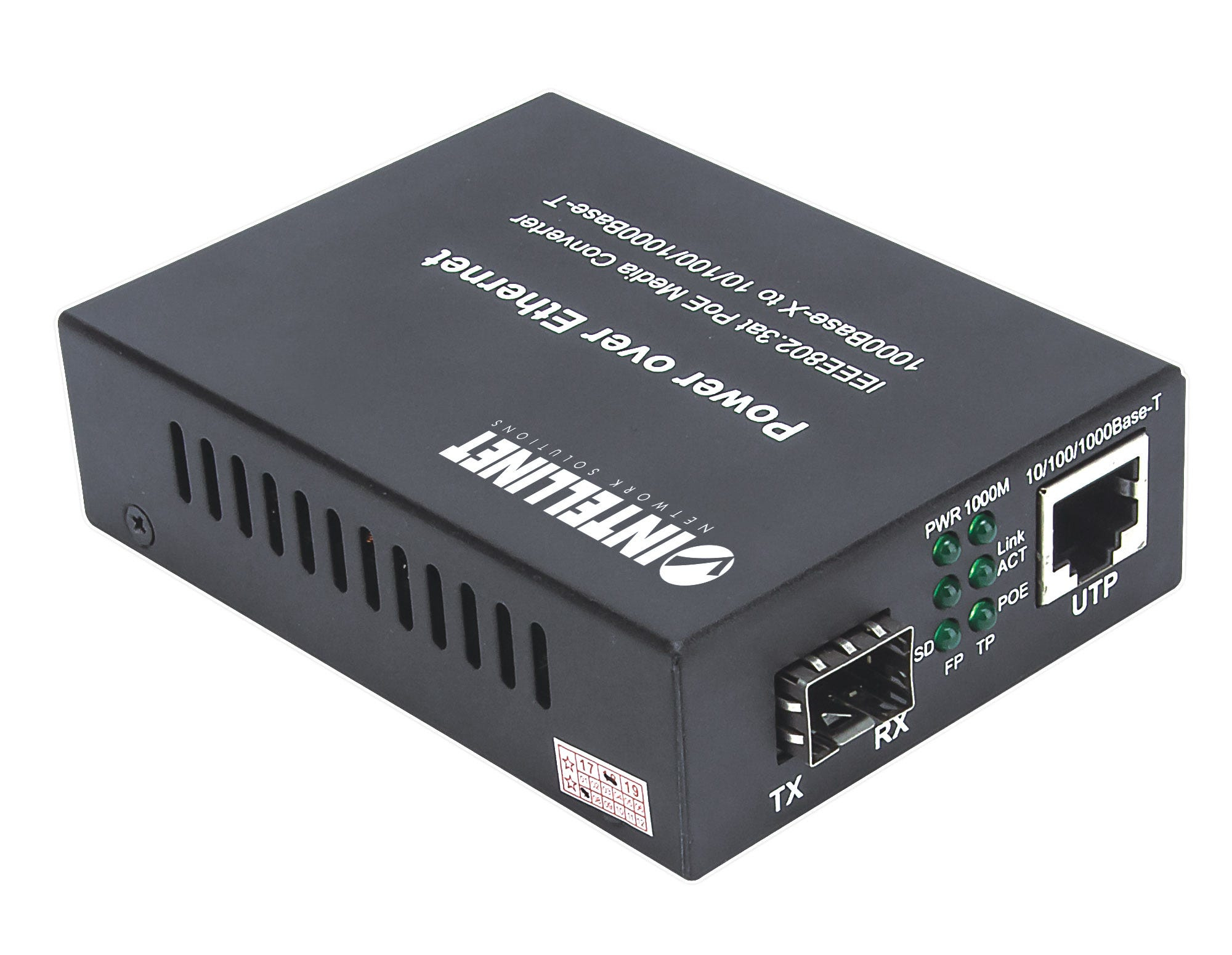 Intellinet Gigabit PoE+ Media Converter – image 4