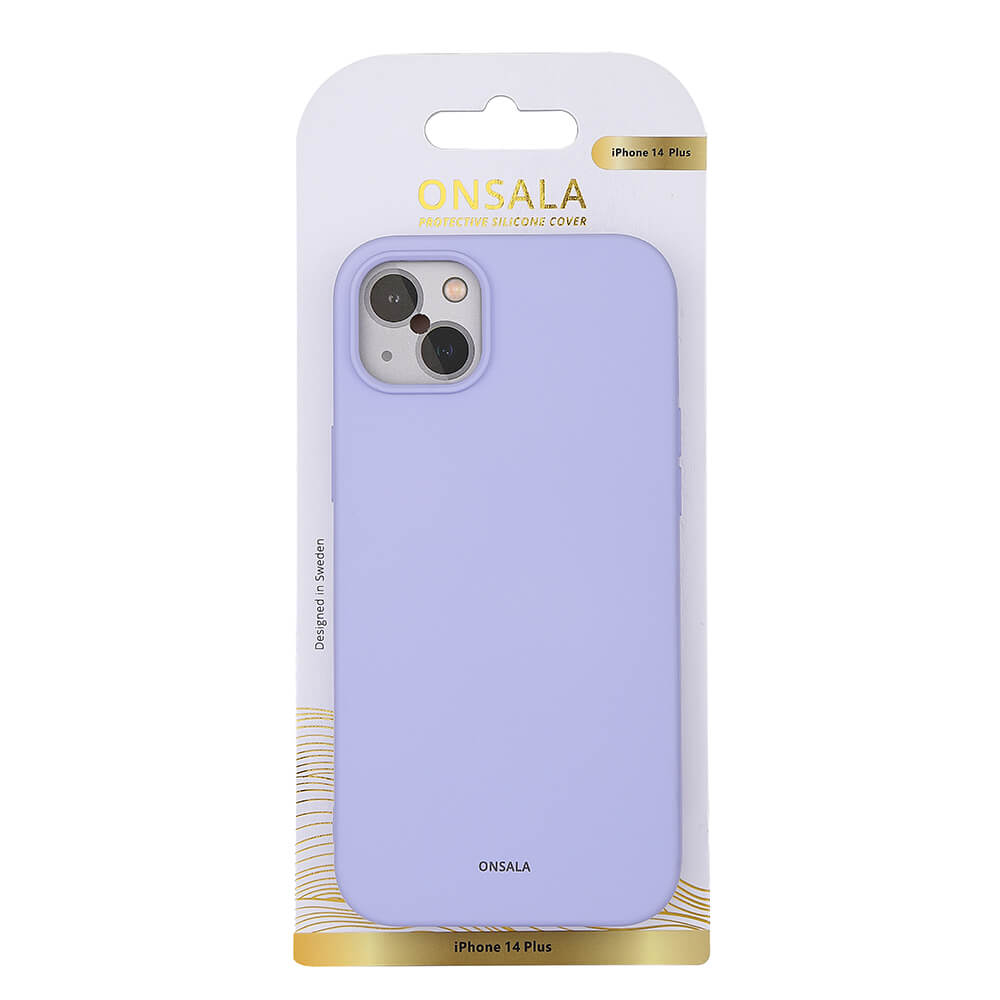 Onsala Phone Case Silicone Purple - iPhone 14 Plus – image 2