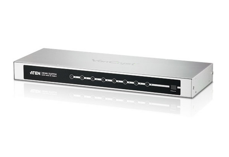 8-Port HDMI Audio/Video Switch with IR Remote Control