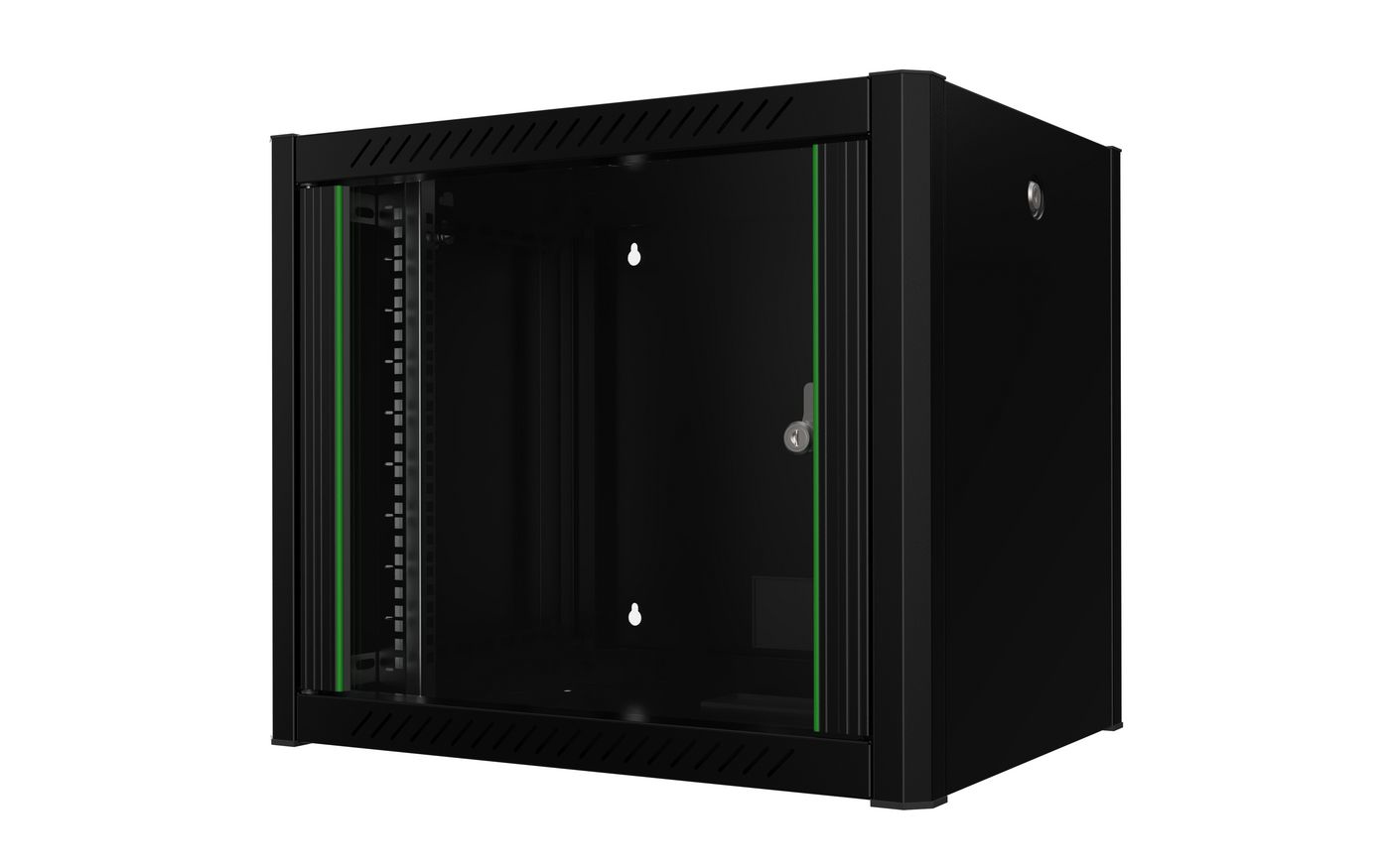 Lanview RWP09U45BL rack cabinet 9U Wall mounted rack Black – image 1