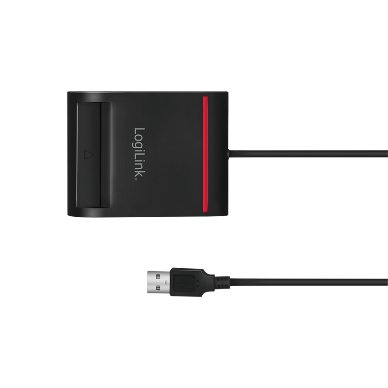 LogiLink CR0047 smart card reader Indoor USB 2.0 Black – image 3