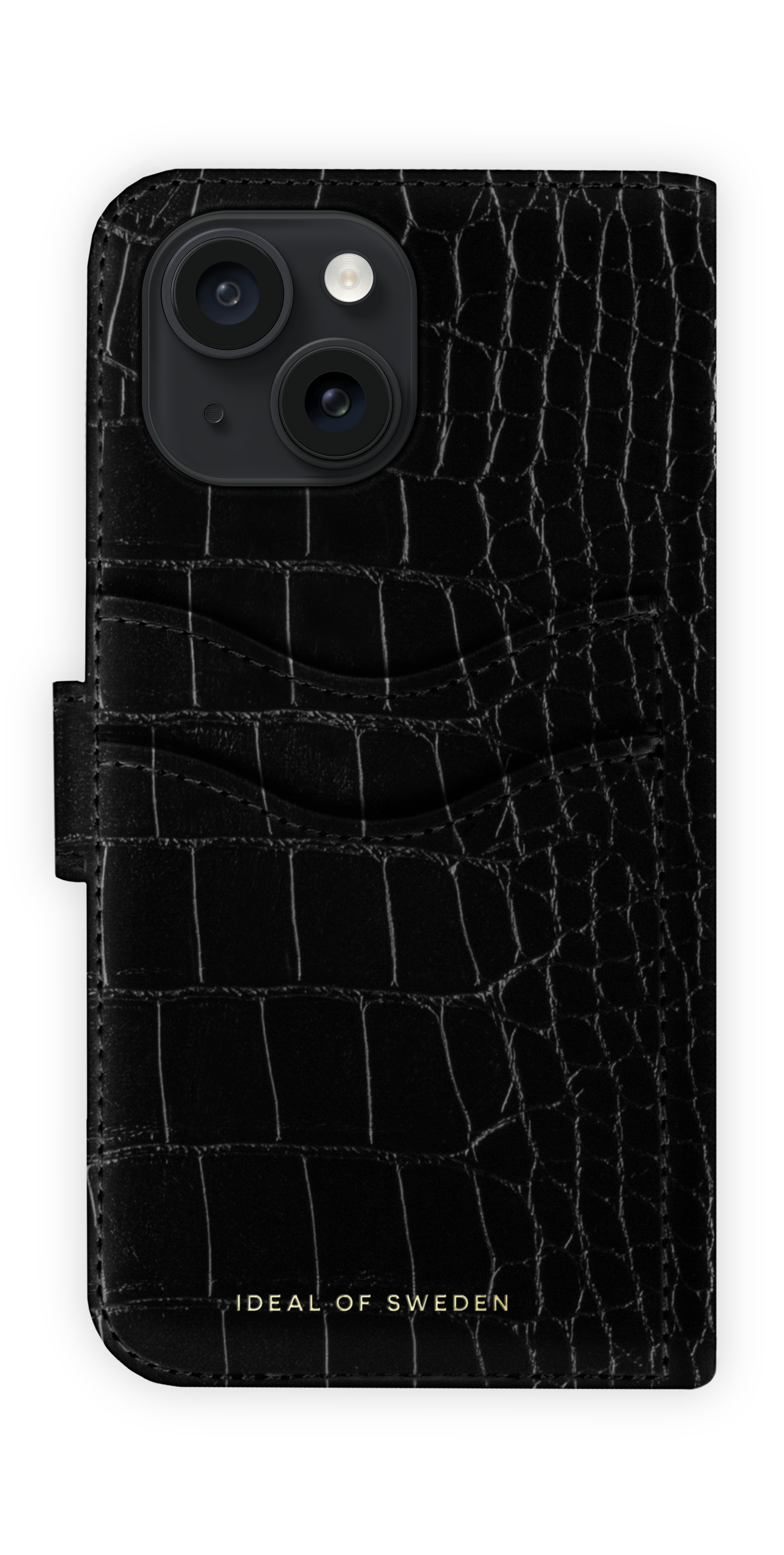 iDeal of Sweden Magnet Wallet+ iPhone 15 Black Croco – image 2