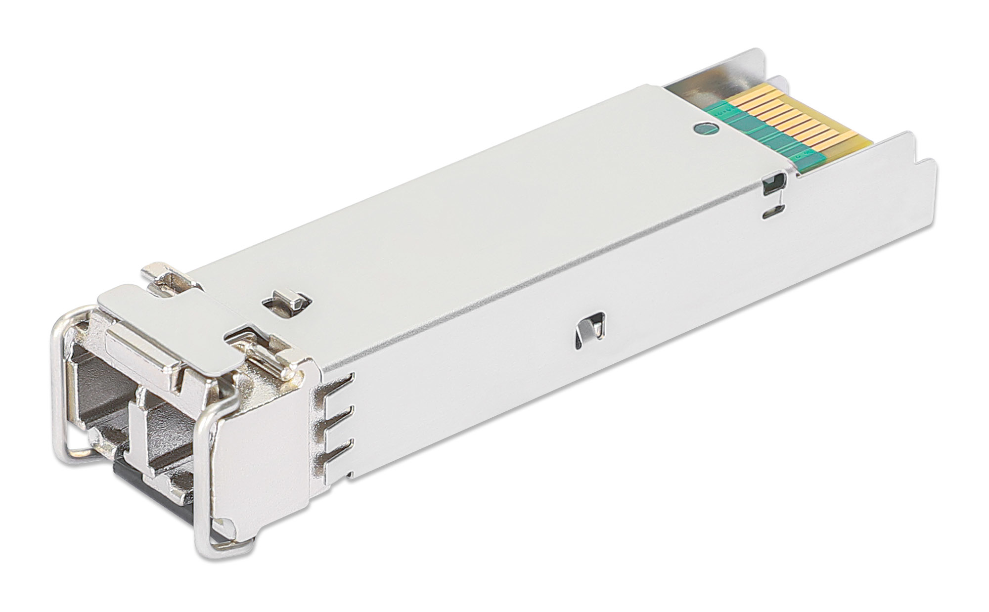 Intellinet Industrial Gigabit Fiber SFP Optical Transceiver Module 1000Base-SX (LC) Multi-Mode Port, 550 m, MSA-compliant for Maximum Compatibility, Silver – image 3