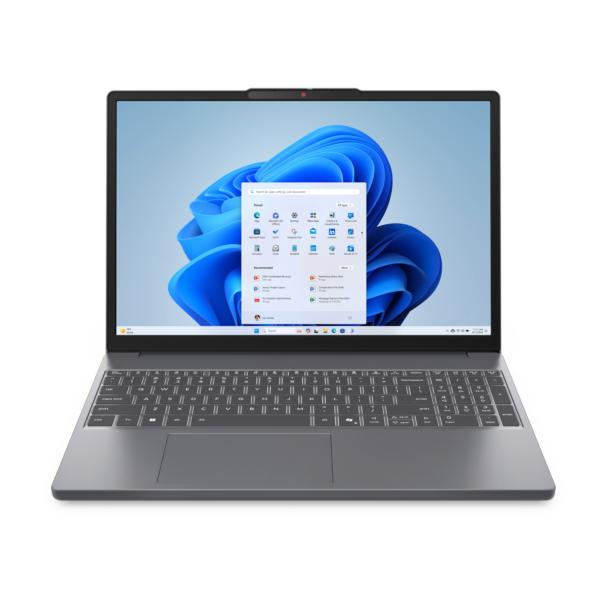 Lenovo IdeaPad Slim 3 15ARP10 AMD Ryzen™ 5 Computer portatile 38,9 cm (15.3") WUXGA 16 GB DDR5-SDRAM 512 GB SSD Wi-Fi 7 (802.