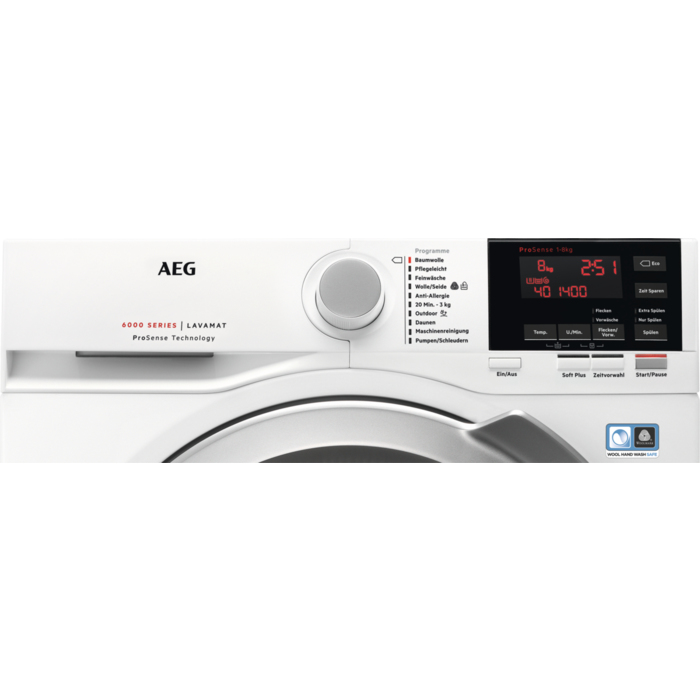 AEG L6FBA68 washing machine Front-load – image 8