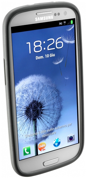 Cellularline SILICONCGALAXYS3 mobile phone case Cover Black