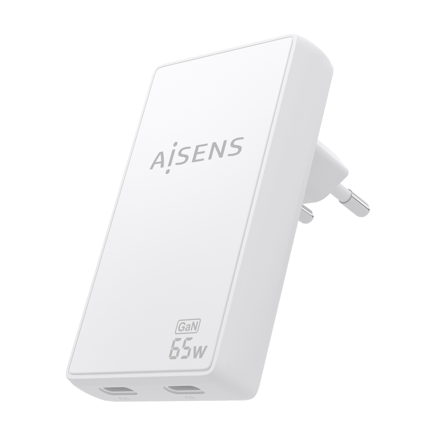 AISENS ASCH-65W2P077-W mobile device charger Digital camera, Mobile phone, Laptop, Smartphone, Tablet, Universal White AC Fast charging Indoor – image 2